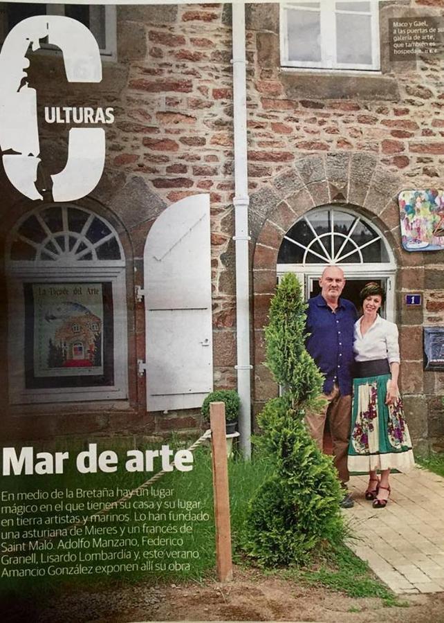 Bed and Breakfast La Tocade Del Arte - Dinan Lanvallay Esterno foto